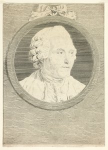 Porträtt av Hubert Gravelot av Jean Massard