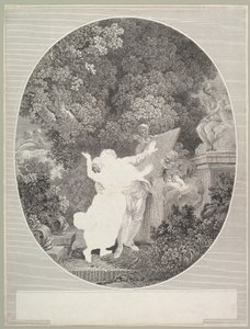 Kärlekens löfte, 1786. av Jean Mathieu