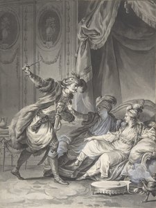 När de var där kommer farbrorn, ca. 1778.