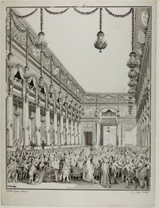 Kunglig festmåltid av Jean Michel Moreau