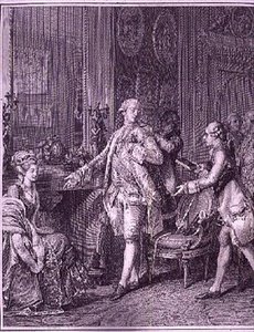 The Grand Toilet, graverad av A.L. Romanet (1742-c.1810)