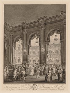 Maskbalen av Jean Michel the Younger Moreau