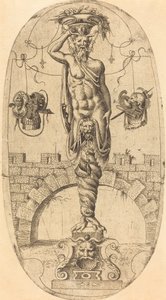 Satyr med vridna ben av Jean Mignon