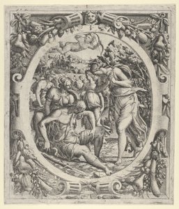 Adonis död, 1535-55. av Jean Mignon