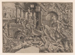 Säcken av Troja, 1535-55.