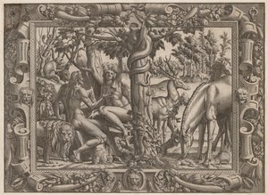 Evas frestelse av Jean Mignon