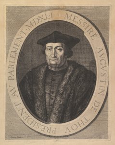 Augustin de Thou, parlamentets talman. av Jean Morin