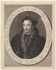 Christophe de Thou, förste talman i parlamentet.
