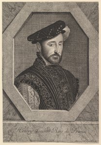 Henrik II, kung av Frankrike. av Jean Morin