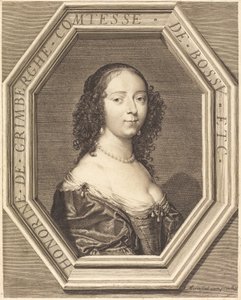 Honorine Grimberge, grevinna av Bossu av Jean Morin