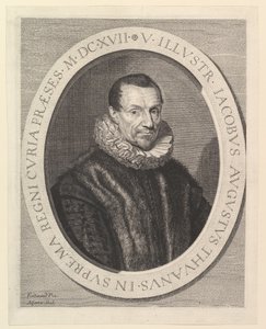 Jacques-Auguste de Thou, förste talman i parlamentet. av Jean Morin