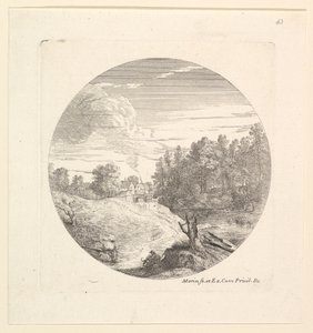 Bonden och hans hund. av Jean Morin