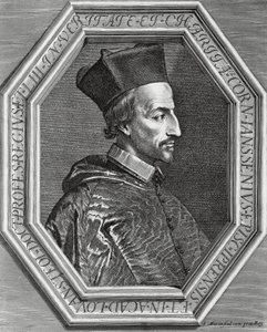 Porträtt av Corneille Janssens (Cornelius Jansen av Jean Morin