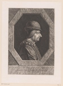 Porträtt av Ludvig XI, kung av Frankrike av Jean Morin