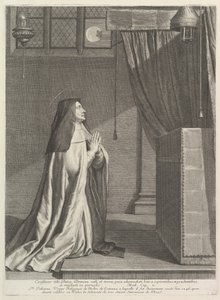 Saint Julienne av Mont-Cornillon. av Jean Morin