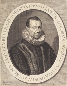 Jacques Auguste de Thou av Jean Morin after Louis Elle I