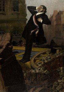 Vice Alphonse Baudins död den 3 december 1851 1902. av Jean Paul Laurens