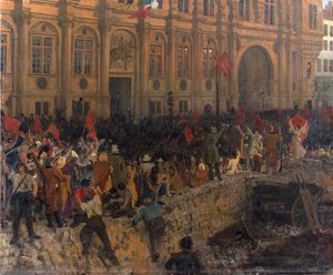 Republikens proklamation den 24 februari 1848, ca. 1902. av Jean Paul Laurens