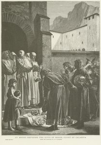 St Bruno vägrar gåvorna från greven av Kalabrien av Jean Paul Laurens