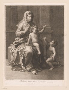 Maria träffade snäll en Johannes de Doper Min älskade till mig och jag till honom (titel på objekt)