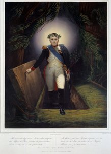 Porträtt till fots av Napoleon I (1769 - 1821) från hans grav. Jean Jacques Werner (1791-1849) och Jean Pierre Marie Jazet (1788-1871)