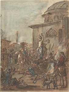 Olindo och Sophronia räddade av Clorinda av Jean Pierre Norblin