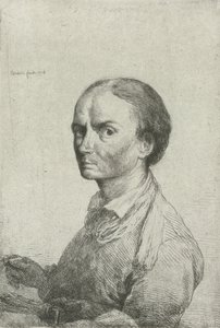 Självporträtt av Jean Pierre Norblin de la Gourdaine av Jean Pierre Norblin de La Gourdaine