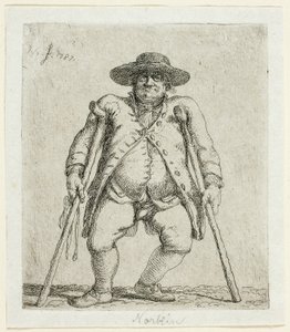 Beggar Man av Jean Pierre Norblin de La Gourdaine