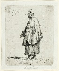 Beggar Woman av Jean Pierre Norblin de La Gourdaine