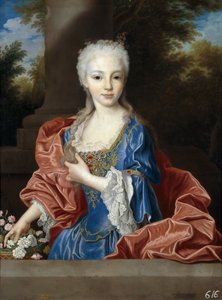Mariana Victoria av Spanien 1718-1781, före 1725.