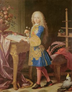 Porträtt av Karl av Bourbon, ca 1725-35 (olja på duk) av Jean Ranc