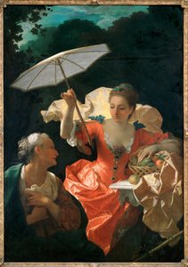 Vertumna och Pomona (målning på duk)