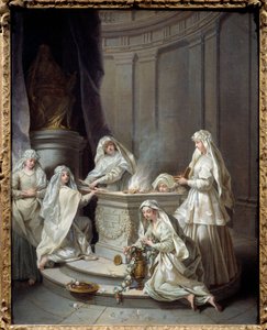 Forntida jungfrur. Målning av Jean Raoux (1677-1734)