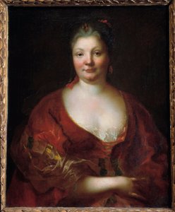 Porträtt av Madame Du Noyer (1663-1719) Målning av Jean Raoux (1677-1734) Orleans. Museum of Fine Arts