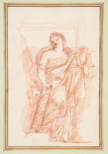 Allegorisk figur av rättvisa med fasces