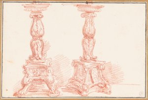 Studie av kandelabrar av Jean-Robert Ango