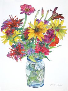 East Boothbay, 2010 (akvarell och bläck på papper) av Jean Swan Gordon