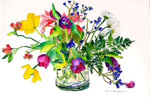 Spring (akvarell  bläck på papper)