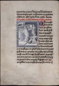 Helig mässa med Filip den gode. Timboken av Filip av Bourgogne, ca 1455 av Jean Tavernier