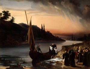 "Convoi The Lsabeau the Bavenene", 1800 -talet. av Jean Truchot