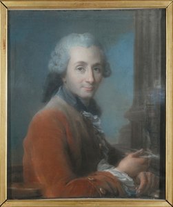Porträtt av arkitekten Jacques Gondouin de Folleville 1737-1818, ca. 1780.