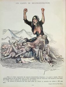 Karikatyr av boerkriget från "L