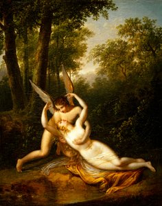 Cupid  Psyche (olja på duk)
