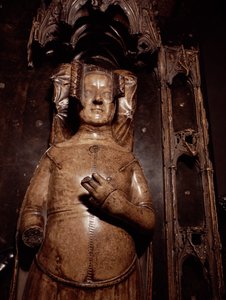 Bild av Philippa av Hainault (alabaster) av Jean de Liege