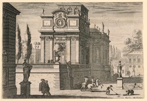En park av ett slott av Jean le Pautre