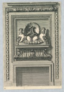 Design för en mantel av Jean le Pautre