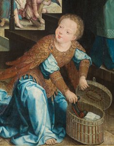 Triptyk över tillbedjan av Jesusbarnet av Jean the Elder (attr. to) Bellegambe