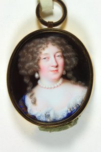 En dam som heter Madame de Montespan (emalj)
