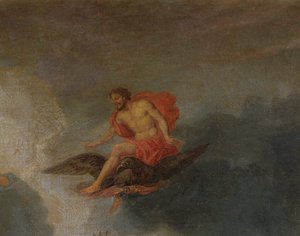 Zeus, detalj från The Groves of Versailles, 1688-93