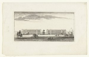 Utsikt över Place Louis XV i Paris Vues de Paris (serietitel) Views of Paris (serietitel) av Jeanne Françoise Ozanne